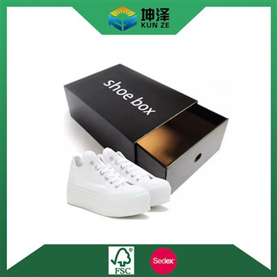 Siyah Karton Ayakkabı Kutusu